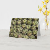 Carte Photo Artichots (Fleur jaune)