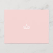 Carte photo auto-graphe rose Pink Glitz (Dos)