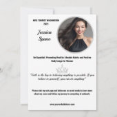 Carte photo automatique de concours sans bordure (Dos)