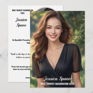 Carte photo automatique de concours sans bordure