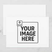 Carte photo avec enveloppe (Devant / Derrière)