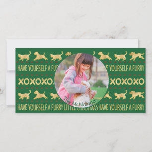 Carte photo "Ayez-Vous Furry Little Christmas"