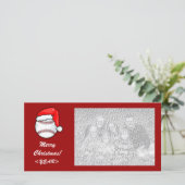 Carte photo - Baseball de Noël (Debout devant)