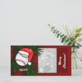 Carte photo - Baseball de Noël (Debout devant)