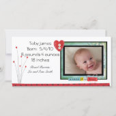 Carte photo bébé (Devant)