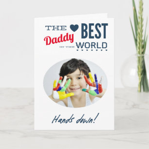 Carte Photo Best Daddy