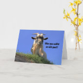 Carte Photo Billy Goat (Fleur jaune)