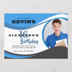 Carte photo Blue Wave