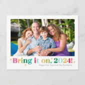 Carte Photo Bonne Année (Devant)