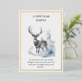 Carte photo Bonne Année Animaux de la forêt (Debout devant)