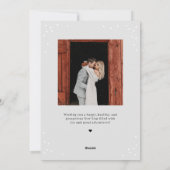 Carte Photo Bonne Année Joie Tourbillonnante (Dos)