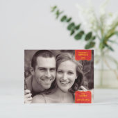 Carte photo Bonnes Fêtes (Debout devant)