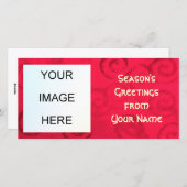 Carte photo Bonnes Fêtes (Devant / Derrière)