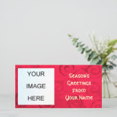 Carte photo Bonnes Fêtes (Debout devant)