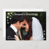 Carte photo Bonnes Fêtes (Devant / Derrière)