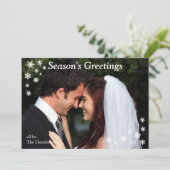 Carte photo Bonnes Fêtes (Debout devant)