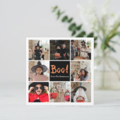 Carte photo Boo Halloween (Debout devant)