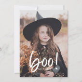 Carte photo Boo Halloween (Devant)
