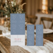 Carte Photo Booth Inserts Dusty Blue Wedding Favors