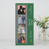 Carte Photo Booth Style Save The Date Flat Card (Debout devant)