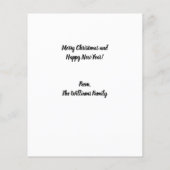 Carte Photo Budget Rouge Noir  (Dos)