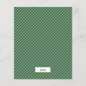 Carte photo Budget Tropical Floral Christmas (Dos)