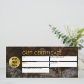 Carte Photo cadeau du logo d'entreprise moderne (Debout devant)