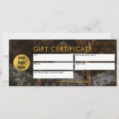 Carte Photo cadeau du logo d'entreprise moderne (Devant)