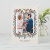 Carte photo cadre vacances (Debout devant)