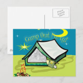 Carte photo Camp Out (Devant / Derrière)