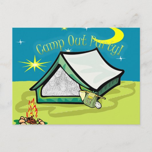 Carte photo Camp Out (Devant)