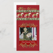 Carte photo Carousel Christmas (Devant / Derrière)