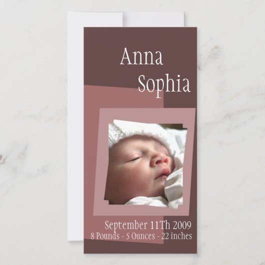 Carte photo carré (Devant)