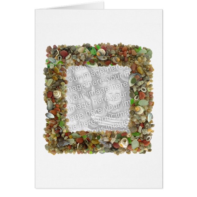 Carte photo carré d'agate (Devant)