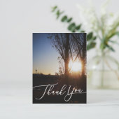 carte photo, carte de remerciements (Debout devant)