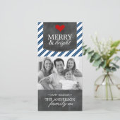 Carte photo Chalkboard moderne (Debout devant)