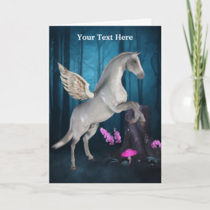 Carte photo Cheval Imaginaire Pegasus