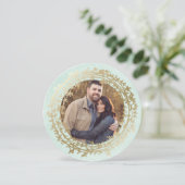 Carte photo chic de vacances de l'hiver | (Debout devant)