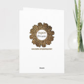 Carte photo Chien chiot blanc Joyeux Fête des mères (Dos)