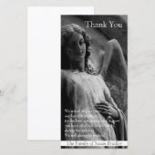 Carte photo chrétien de Merci de sympathie de (Devant / Derrière)