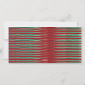 Carte photo "Christmas Reds & Greens" (Dos)