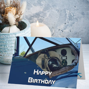 Carte Photo cockpit de l'avion, Pilote de l'aviation Coo