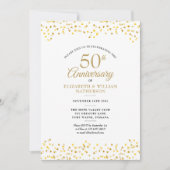 Carte photo Cœurs d'Amour Or Anniversaire de Maria (Devant)