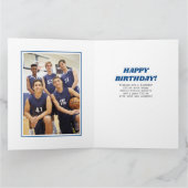 Carte Photo Collage 10 Nom de l'image et tout âge Annive (Intérieur)