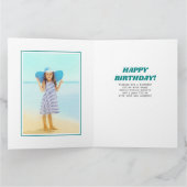 Carte Photo Collage 10 Nom de l'image et tout âge Annive (Intérieur)