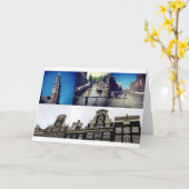 Carte Photo collage Amsterdam 2 (Fleur jaune)