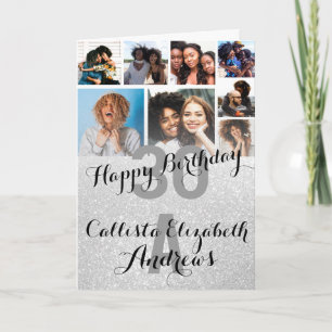 Carte Photo Collage Joyeux anniversaire
