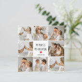 Carte Photo Collage | Ma mère est mon cadeau Valentine (Debout devant)