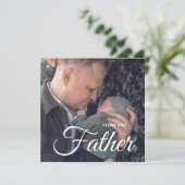 Carte Photo Collage moderne I Love You Fête des pères Ca (Debout devant)