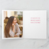 Carte Photo Collage Number 28 Pink 28e Birthday Card (Intérieur)